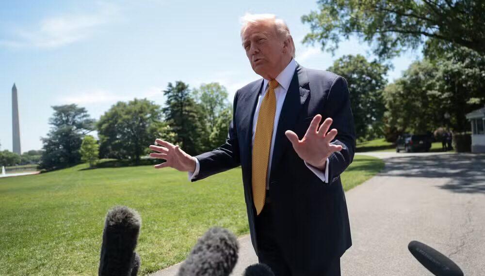 O presidente dos Estados Unidos, Donald Trump, em 12 de maio de 2026