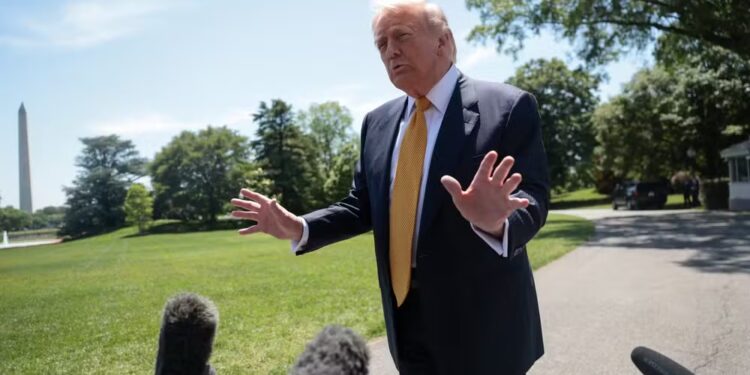 O presidente dos Estados Unidos, Donald Trump, em 12 de maio de 2026