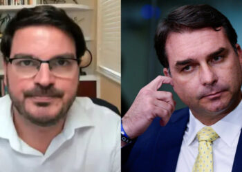 O comentarista Rodrigo Constantino criticou duramente o senador Flávio Bolsonaro (PL-RJ)