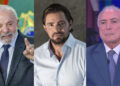 Michel Temer (MDB), Daniel Vorcaro e o presidente Lula (PT) (esq. p/ dir.)