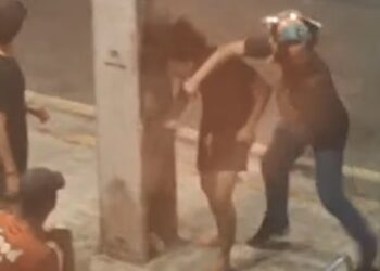 Entregadores brigam com homem após provocação a torcedores do Náutico nos Aflitos