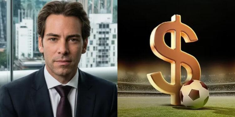 Marcos Lamacchia tornou-se dono do cheque mais assediado do futebol brasileiro