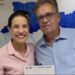 O deputado estadual Antônio Moraes (PSD) e a Governadora Raquel Lyra (PSD) (esq. p/ dir.)
