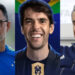 Ricardo Rocha, Kaká e Carlos Alberto Parreira (esq. p/ dir.)