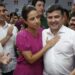 A ex-governadora Raquel Lyra (PSD), e o presidente do PP/PE, deputado Eduardo da Fonte.