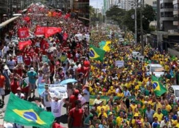 A pesquisa mostra um Brasil cada vez mais dividido.