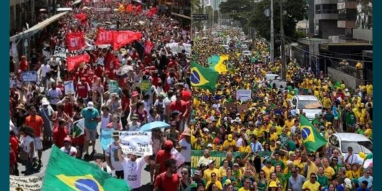A pesquisa mostra um Brasil cada vez mais dividido.