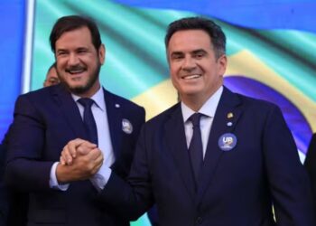 Os presidentes dos UB, Antônio Rueda, e do PP, Ciro Nogueira.