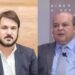 O presidente do União Brasil, Antonio Rueda, e o ex-governador do Distrito Federal, Ibaneis Rocha (MDB)