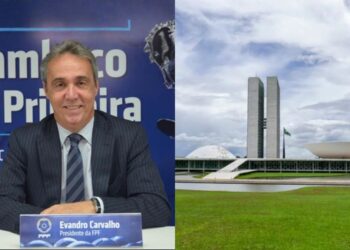 O presidente da FPF, Evandro Carvalho.