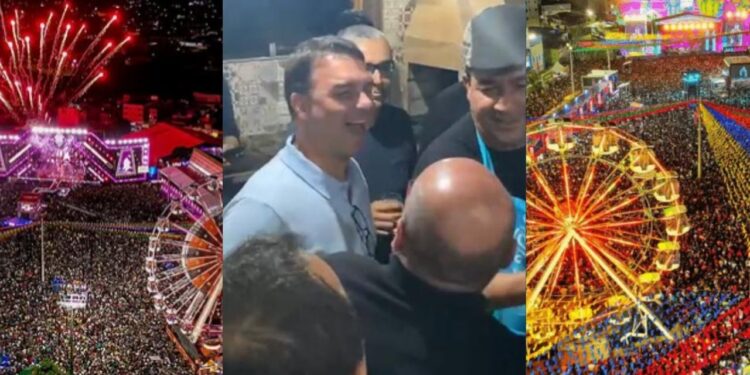 Caruaru-PE (à esq.) e Campina Grande-PB (à dir.) são reconhecidas com as maiores festas de São João do Brasil.