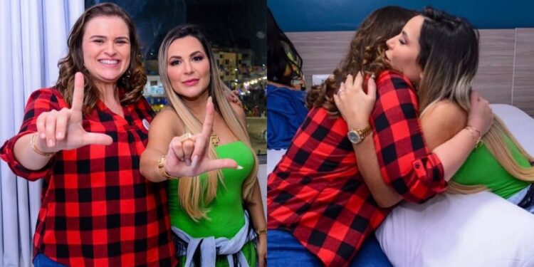 A ex-deputada federal, Marília Arraes; e a influenciadora digital, Deolane Bezerra.