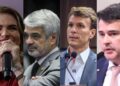 Os Pré-candidatos ao senado: Marília Arraes; Humberto Costa; Miguel Coelho; e Eduardo da Fonte