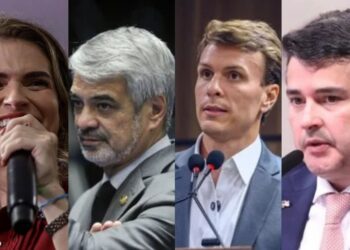 Os Pré-candidatos ao senado: Marília Arraes; Humberto Costa; Miguel Coelho; e Eduardo da Fonte