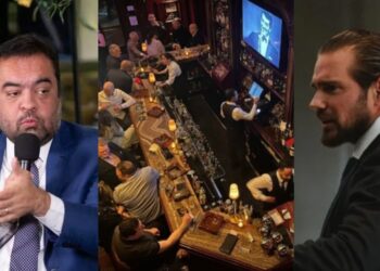O ex-governador do RJ, Cláudio Castro (PL); e o ex-banqueiro, Daniel Vorcaro.