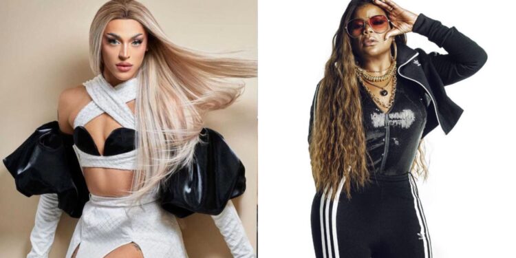 As cantoras Pabllo Vittar e Tati Quebra Barraco