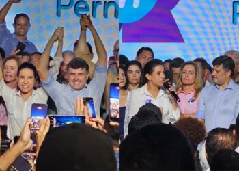 A governadora Raquel Lyra e o deputado federal Eduardo da Fonte