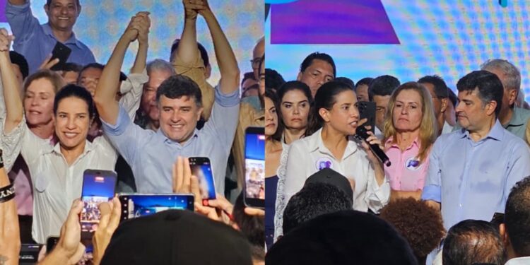 A governadora Raquel Lyra e o deputado federal Eduardo da Fonte