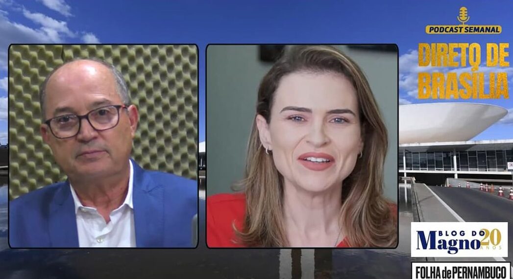 Pré-candidata ao Senado, Marília é entrevistada por Magno Martins