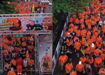 Corrida feminina do Corpo de Bombeiros de Pernambuco