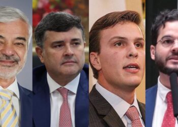 Humberto Costa, Eduardo da Fonte, Miguel Coelho e Túlio Gadêlha (Da esq. p/ Dir.)