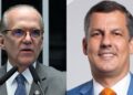 O senador Fernando Dueire (PSD) e o advogado Carlos Sant'Anna (Novo)
