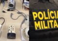 Segundo a PM, os equipamentos estavam em postes