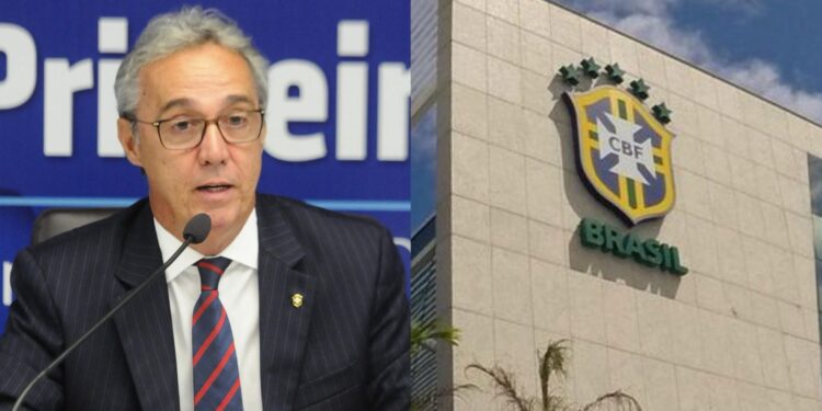 O presidente da Federação Pernambucana de Futebol, Evandro Carvalho