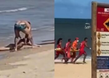 Incidente aconteceu neste domingo (31), na praia que concentra maior número de ataques em PE