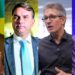 Lula, Flávio Bolsonaro, Romeu Zema e Ronaldo Caiado [da esq. p/ dir.]