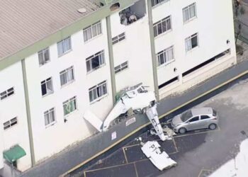 Avião caiu em prédio em Belo Horizonte