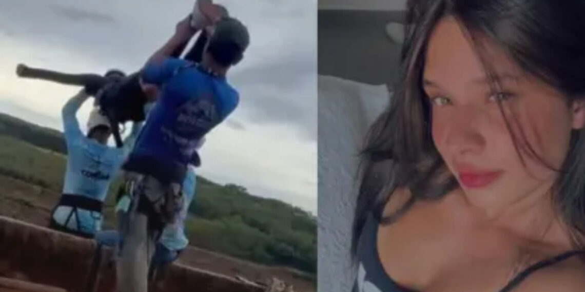 Maria Eduarda Rodrigues morreu após ser jogada de ponte sem corda ao praticar rope jump