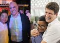 Pedrinho, coroinha que foi a casamento de Campos, finalmente tem foto com ex-prefeito