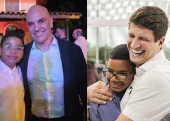 Pedrinho, coroinha que foi a casamento de Campos, finalmente tem foto com ex-prefeito