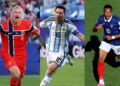 Haaland, Messi e Mbappe entram em campo nesta segunda
