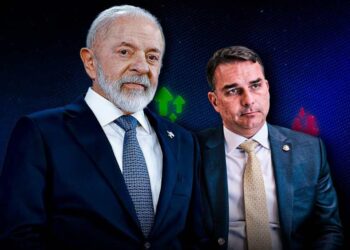 Pesquisa mostra Lula (PT) a frente de Flávio Bolsonaro (PL)