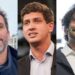 Manuel Cavalcanti (esq.), João Campos (centro) e Rafael Marroquim (dir.)