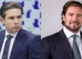 Presidente da Câmara dos Deputados, Hugo Motta, e Daniel Vorcaro