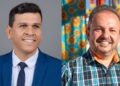 O ex-secretário Henrique Leal Sampaio e o prefeito de Salgueiro, Fabinho Lisandro (PSD)