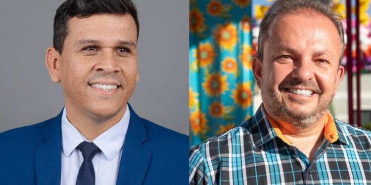 O ex-secretário Henrique Leal Sampaio e o prefeito de Salgueiro, Fabinho Lisandro (PSD)