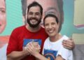 A governadora Raquel Lyra e o candidato ao senado Túlio Gadêlha