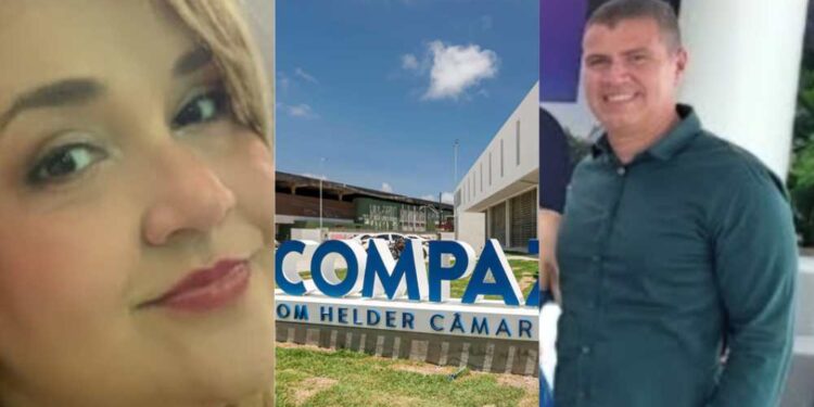 Iane Melo, Gestora do Compaz do Ibura e o secretário executivo, Bruno Coelho
