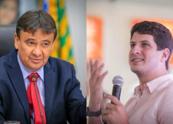 O ministro Wellington Dias (PT) e o ex-prefeito João Campos (PSB)