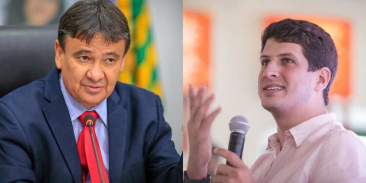 O ministro Wellington Dias (PT) e o ex-prefeito João Campos (PSB)
