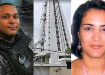 José Maria Alexandre e sua ex-companheira Helen Kelly