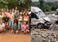 O acidente aconteceu na BR-116, próximo a Santa Terezinha, Bahia.