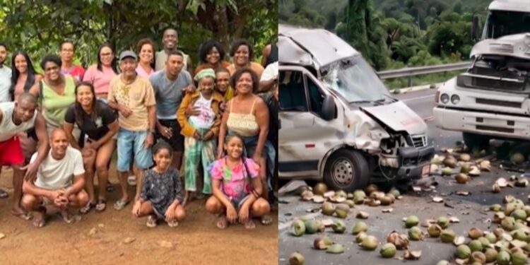 O acidente aconteceu na BR-116, próximo a Santa Terezinha, Bahia.