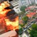 O protesto gerou um engarrafamento entre os bairros dos Aflitos e Rosarinho. Foto: cortesia
