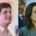 Os pré-candidatos ao governo de Pernambuco, João Campos (PSB); e Raquel Lyra (PSD).