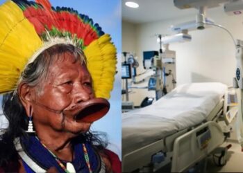 Cacique Raoni Metuktire, 94 anos. Foto: Divulgação.